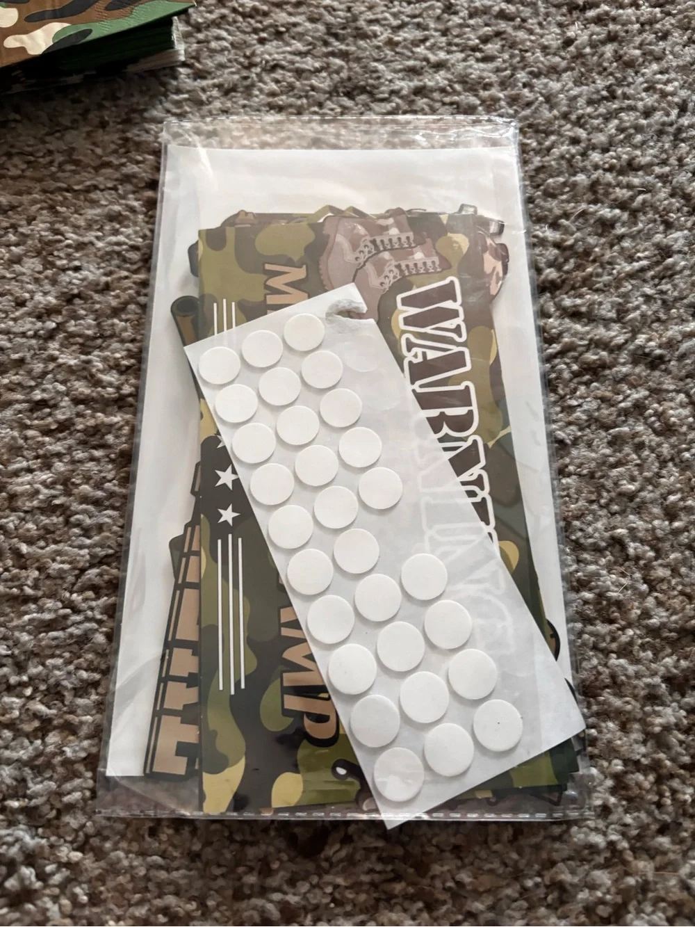 Camo Party Paper Suppliy - Green, Brown, Black, Tan